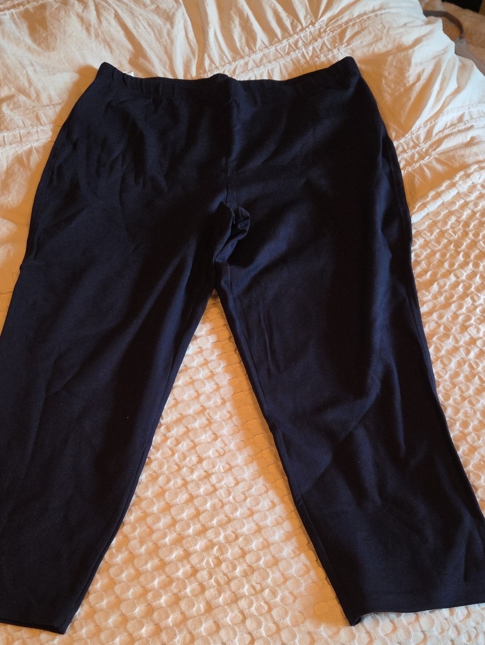 Classic Navy Capri Leggings Xxl